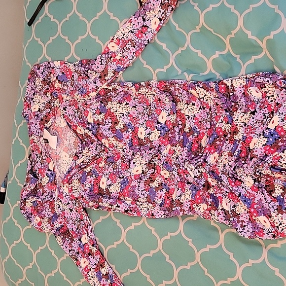 Floral print ruched/gathered dress - Picture 2 of 2